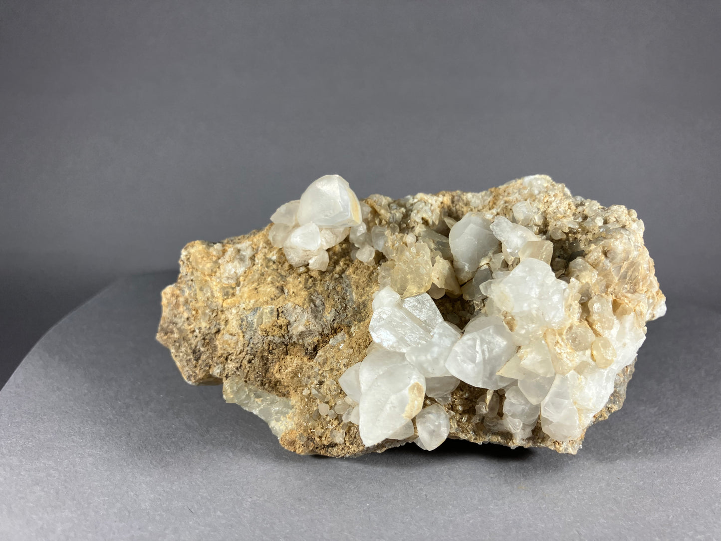 Bergkristall/Calcit - Ischgl ca. 9,5x6cm