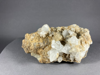 Bergkristall/Calcit - Ischgl ca. 9,5x6cm