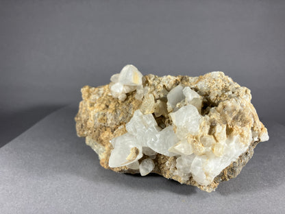 Bergkristall/Calcit - Ischgl ca. 9,5x6cm