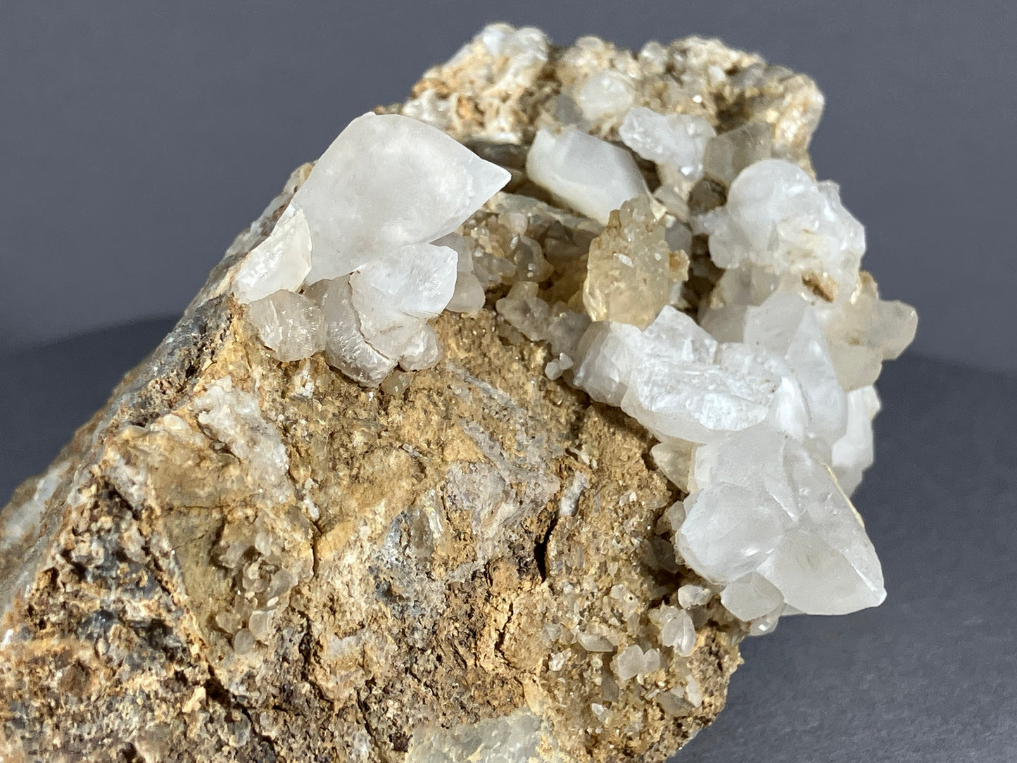 Bergkristall/Calcit - Ischgl ca. 9,5x6cm