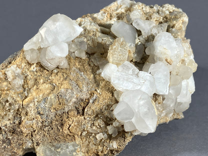 Bergkristall/Calcit - Ischgl ca. 9,5x6cm