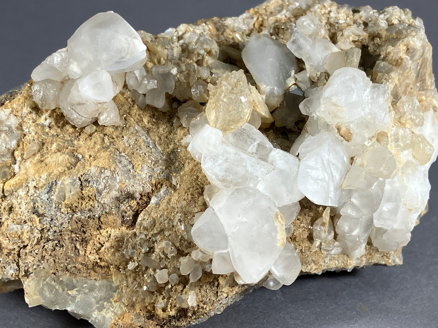 Bergkristall/Calcit - Ischgl ca. 9,5x6cm