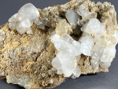 Bergkristall/Calcit - Ischgl ca. 9,5x6cm