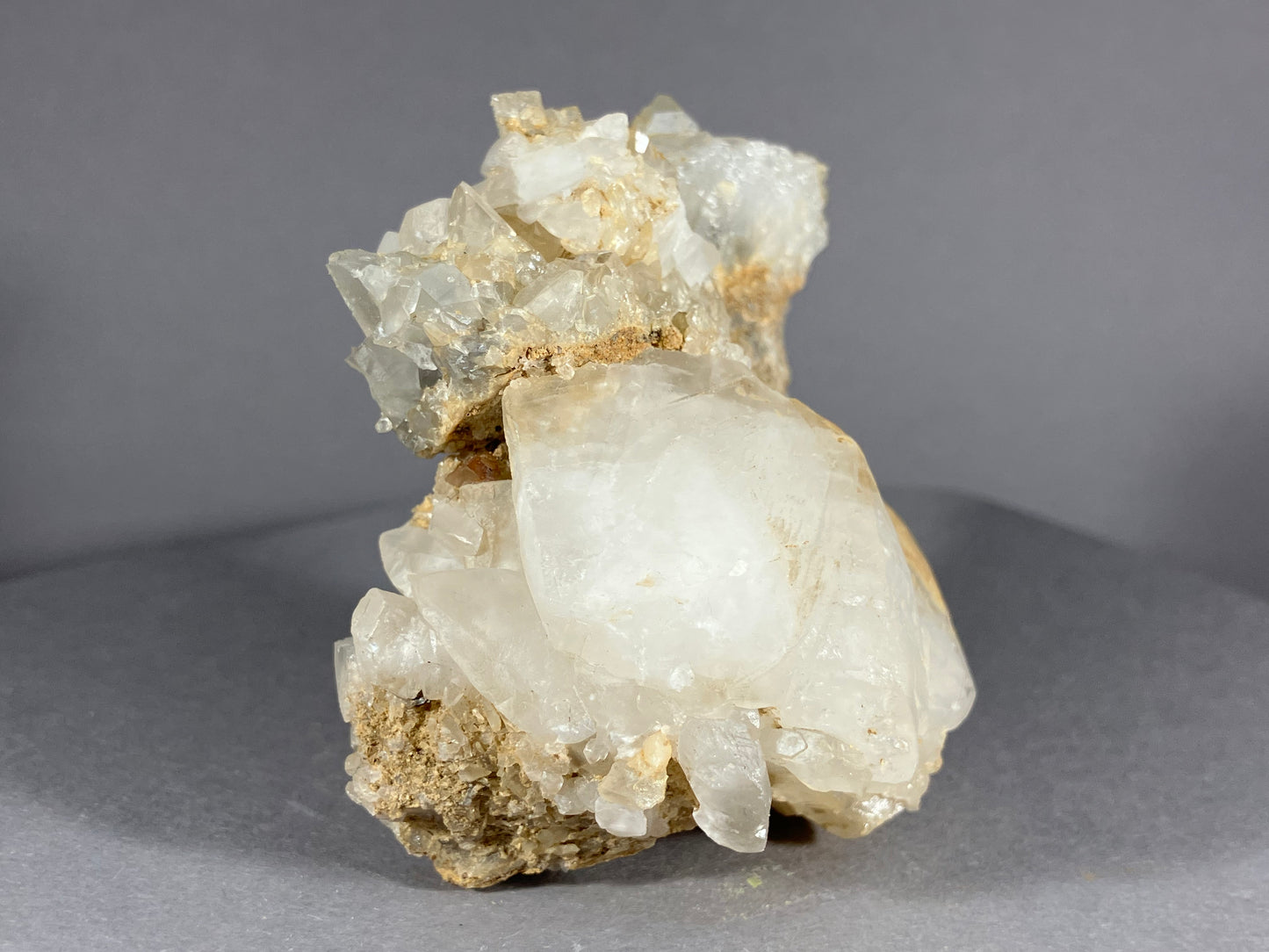 Bergkristall/Calcit - Ischgl ca. 7x5,5cm