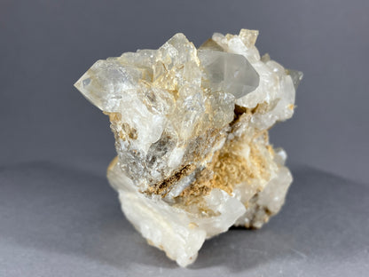 Bergkristall/Calcit - Ischgl ca. 7x5,5cm