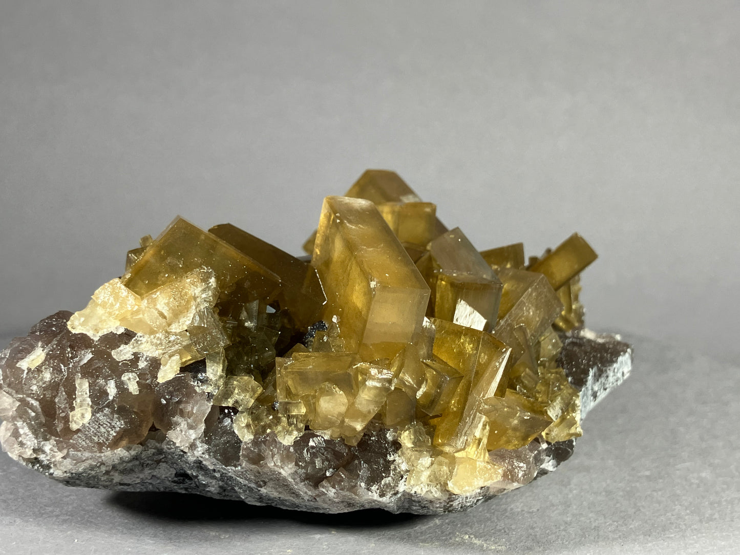 Baryt/Fluorit - Jangxi ca. 9,5x6,3cm