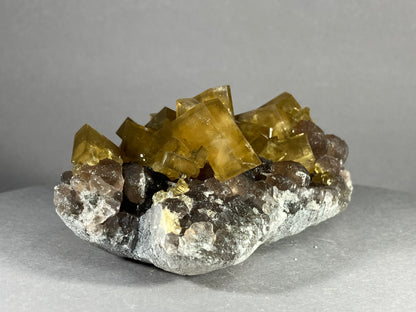 Baryt/Fluorit - Jangxi ca. 9,5x6,3cm