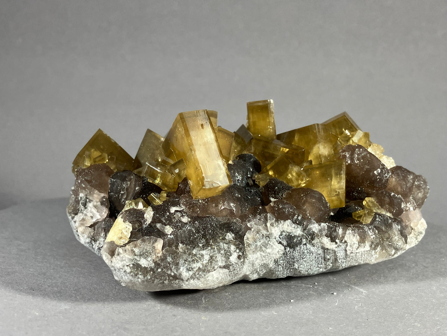 Baryt/Fluorit - Jangxi ca. 9,5x6,3cm