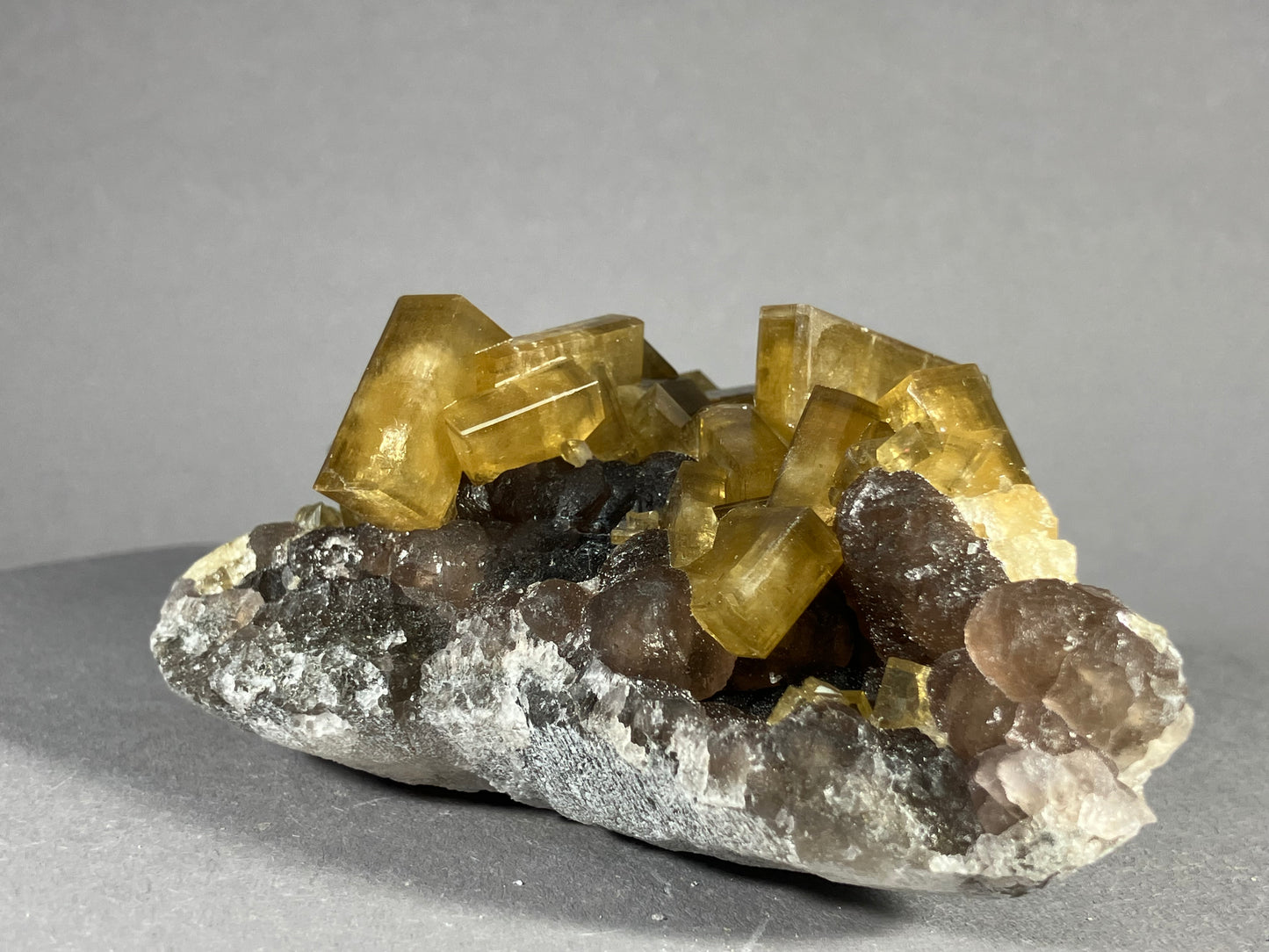 Baryt/Fluorit - Jangxi ca. 9,5x6,3cm