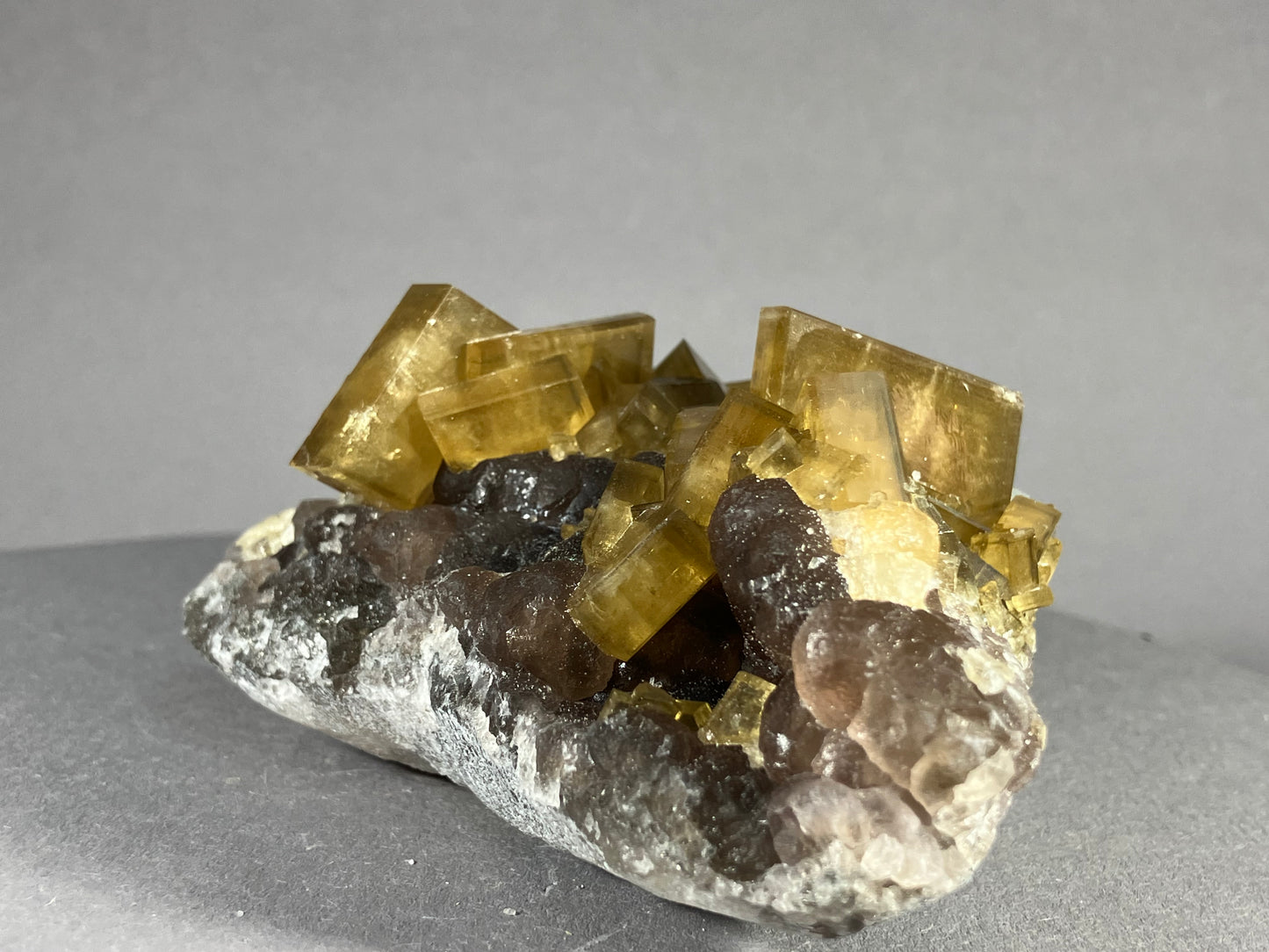 Baryt/Fluorit - Jangxi ca. 9,5x6,3cm