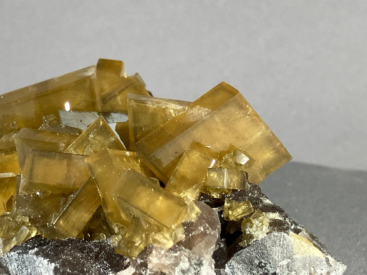 Baryt/Fluorit - Jangxi ca. 9,5x6,3cm