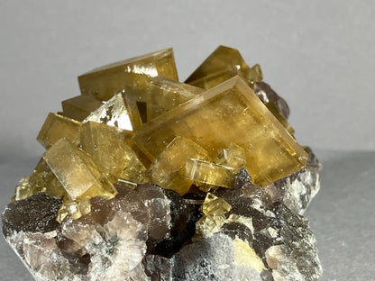 Baryt/Fluorit - Jangxi ca. 9,5x6,3cm