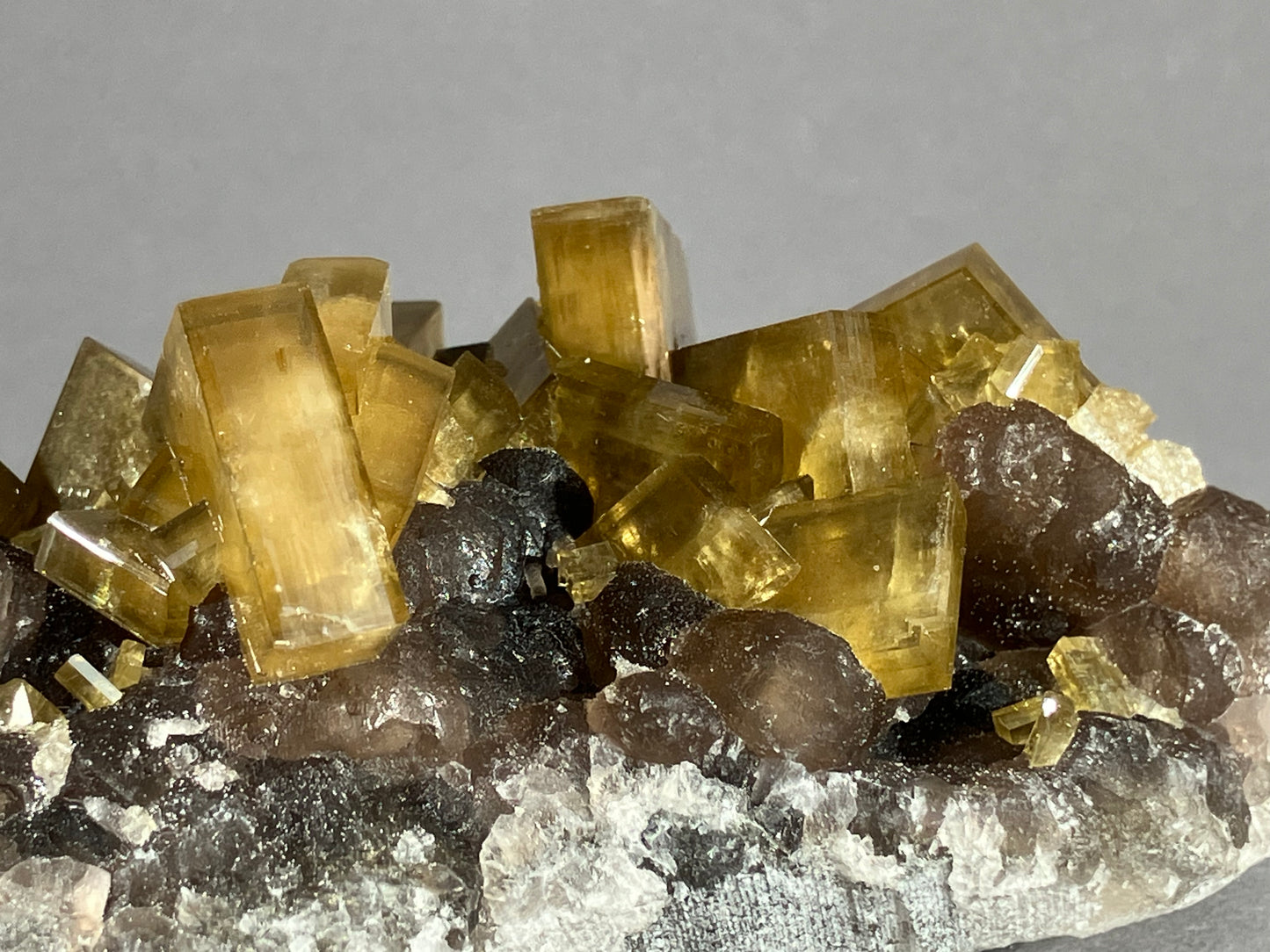 Baryt/Fluorit - Jangxi ca. 9,5x6,3cm