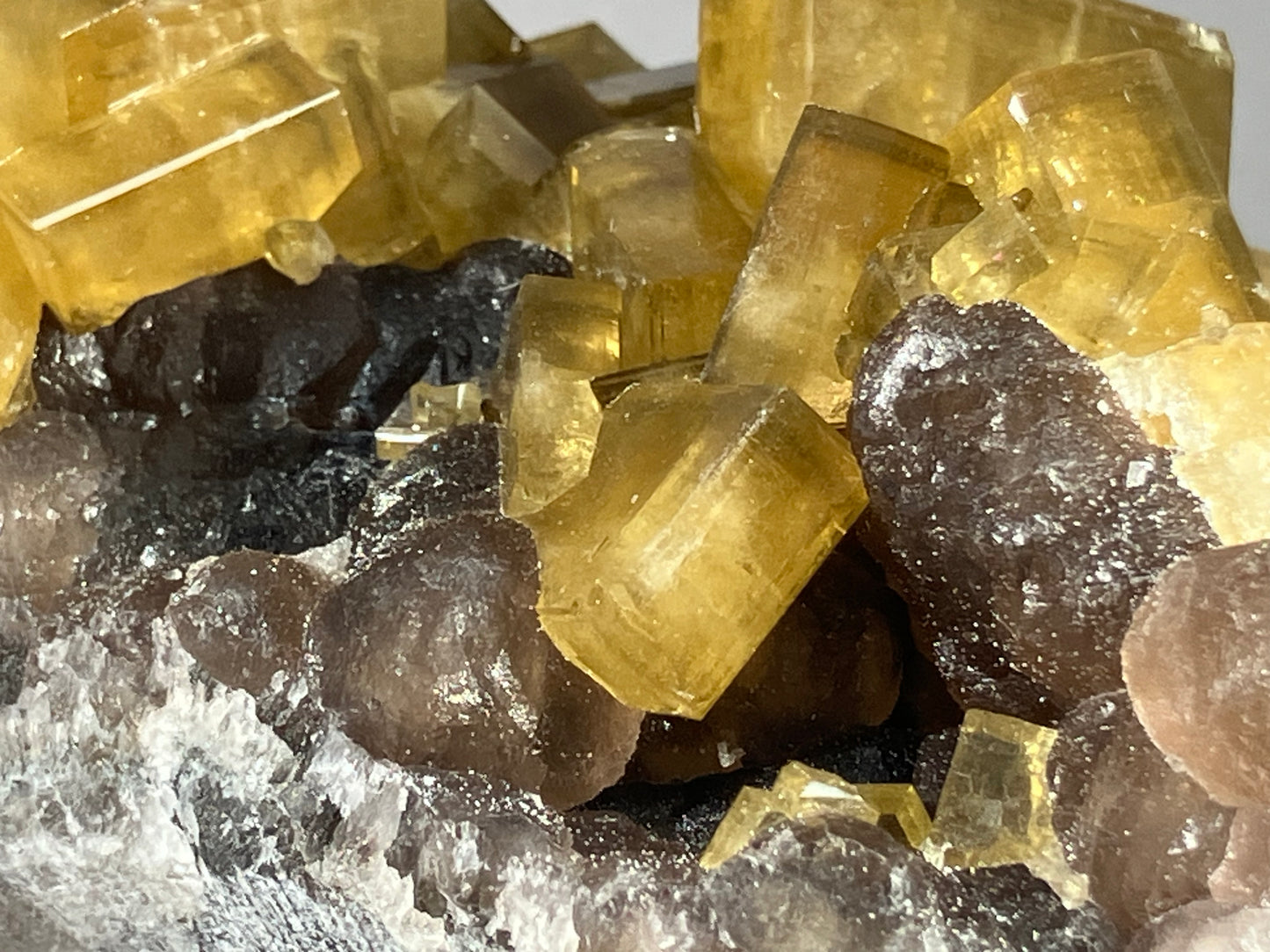 Baryt/Fluorit - Jangxi ca. 9,5x6,3cm