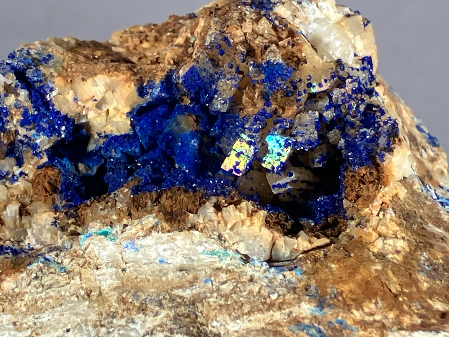 Azurit/Dolomit -St. Gertraudi ca. 6x5cm