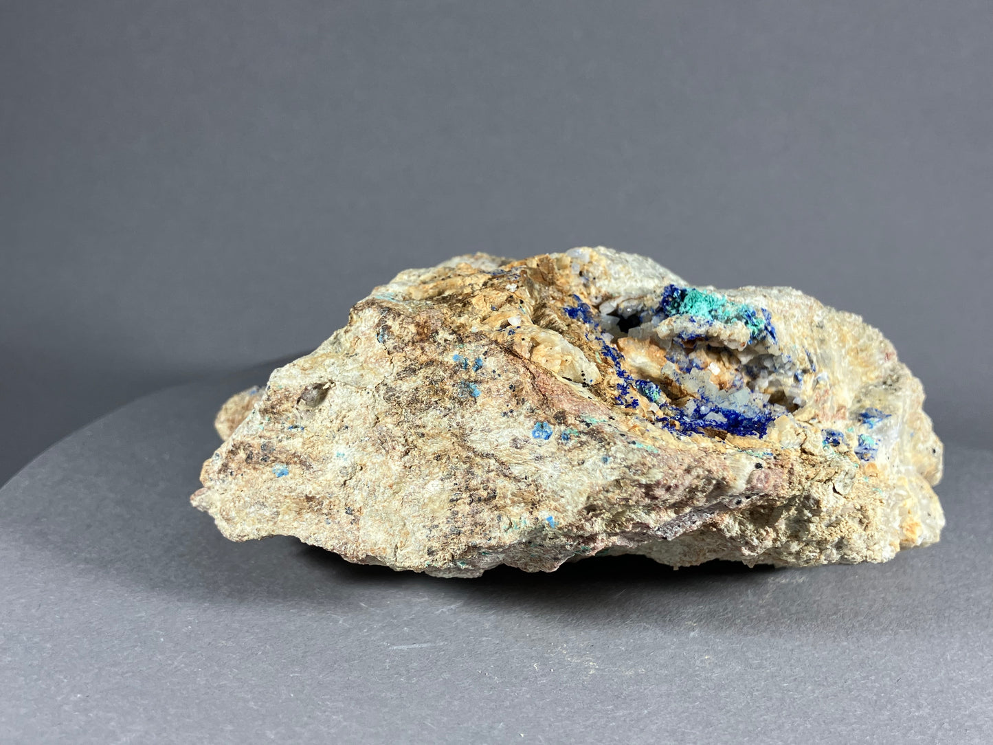 Azurit/Malachit/Dolomit - St. Gertraudi ca. 10,5x7,5cm