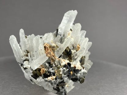 Bergkristall/Kupferkies/Bleiglanz - Madan ca. 7,5x5cm