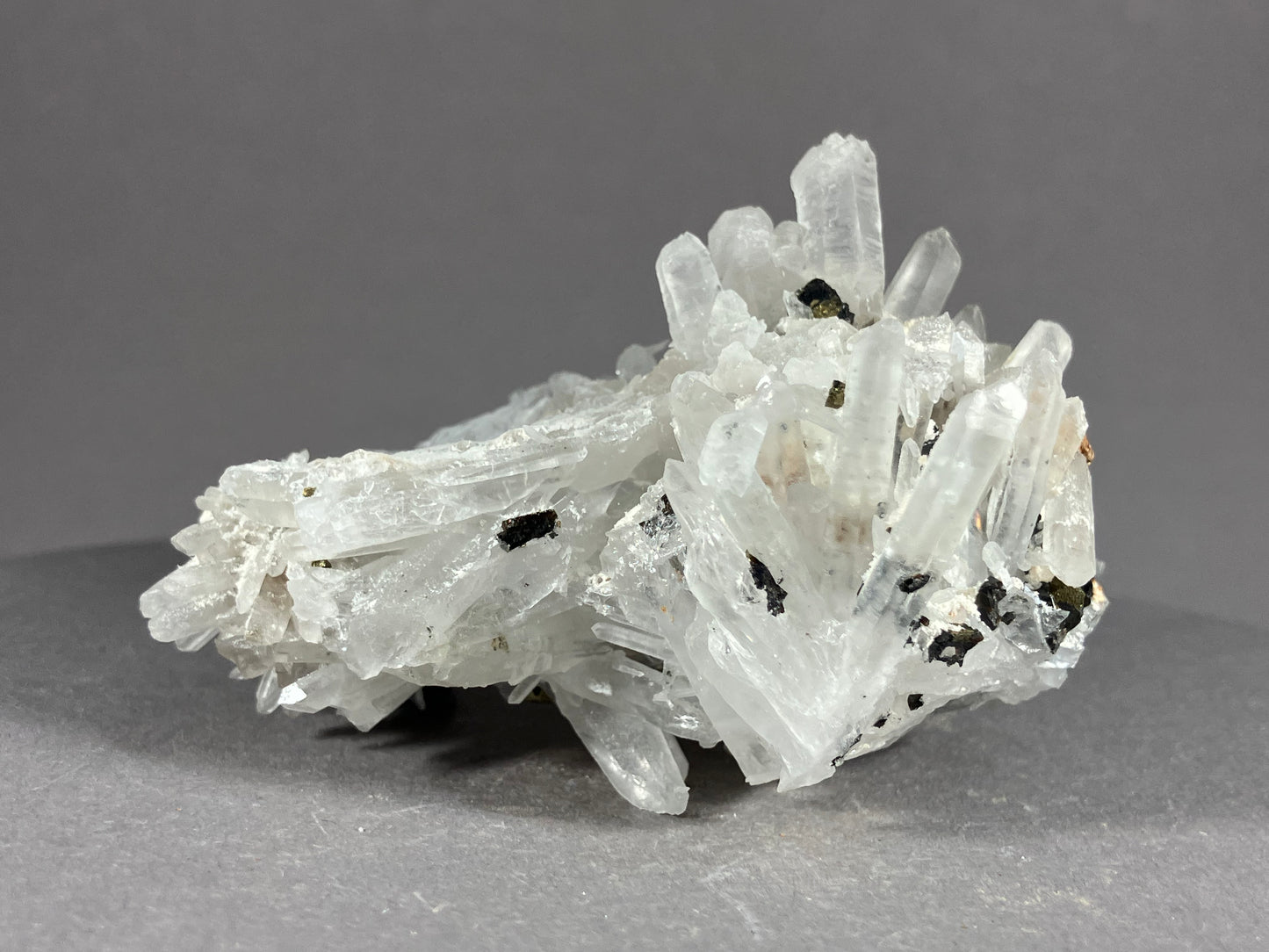 Bergkristall/Kupferkies/Bleiglanz - Madan ca. 7,5x5cm