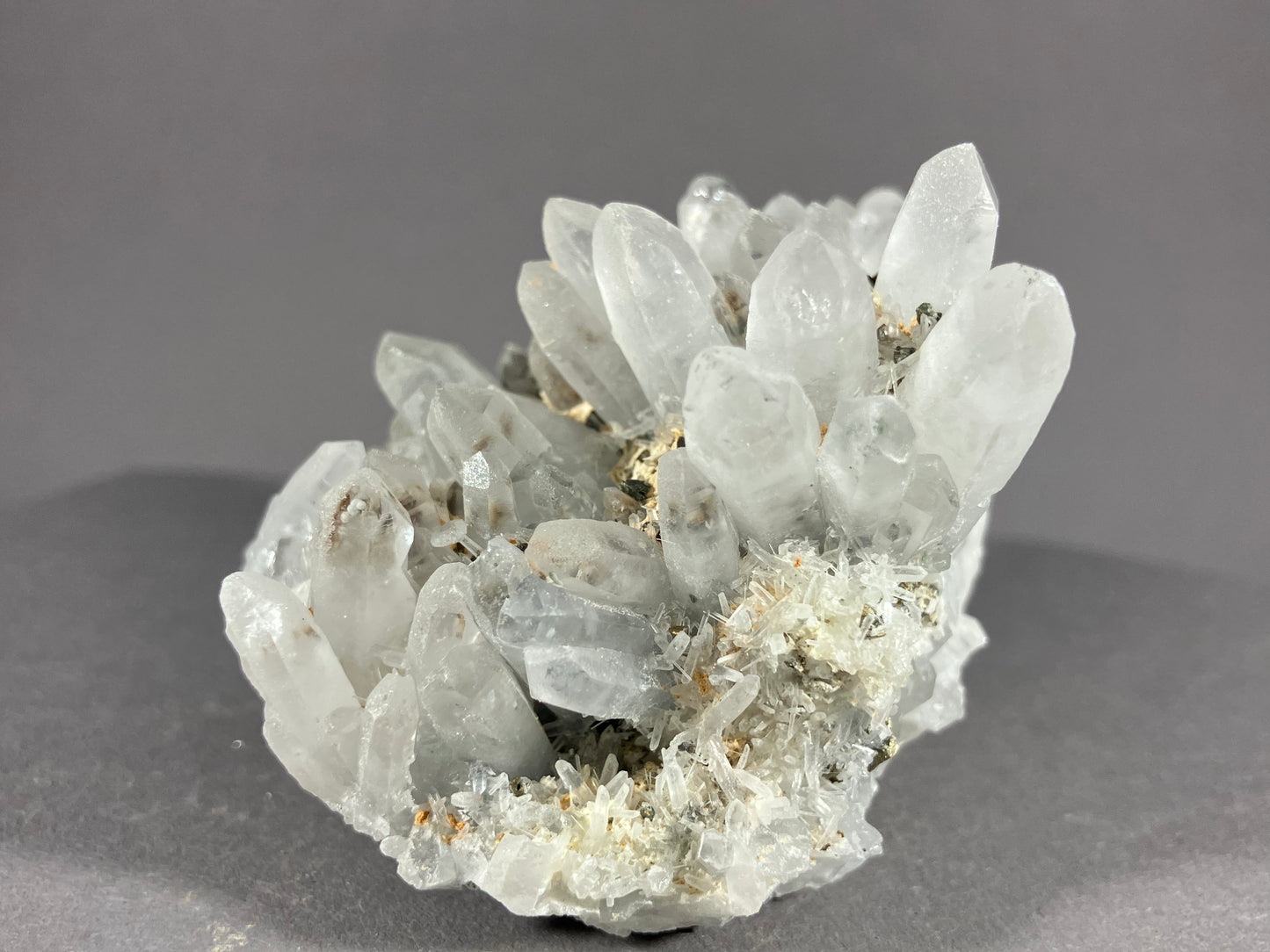 Bergkristall/Kupferkies - Madan ca. 7x6,5cm