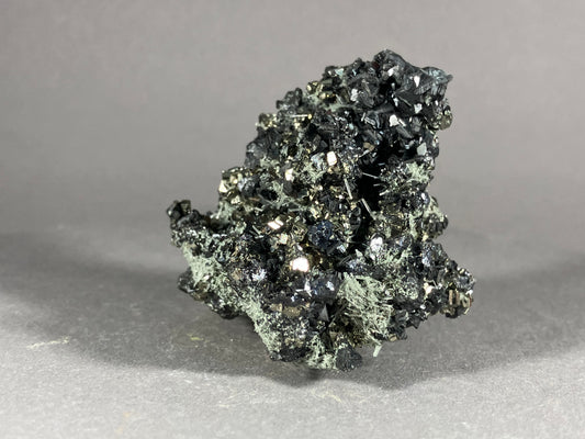 Pyrit/Bleiglanz - Madan ca. 5,5x4,5cm