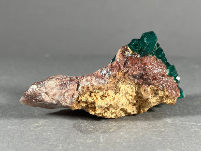 Dioptaskristalle - Kongo ca. 5x3cm