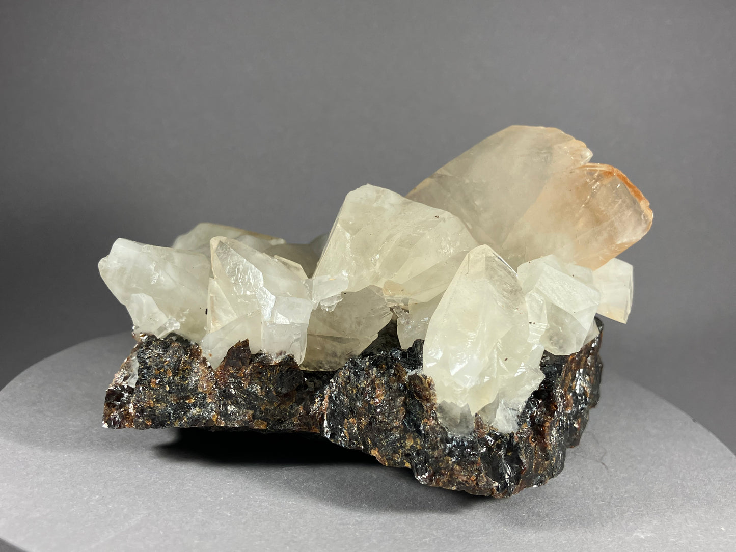 Calcit/Sphalerit - Elmwood Mine ca. 14x10cm