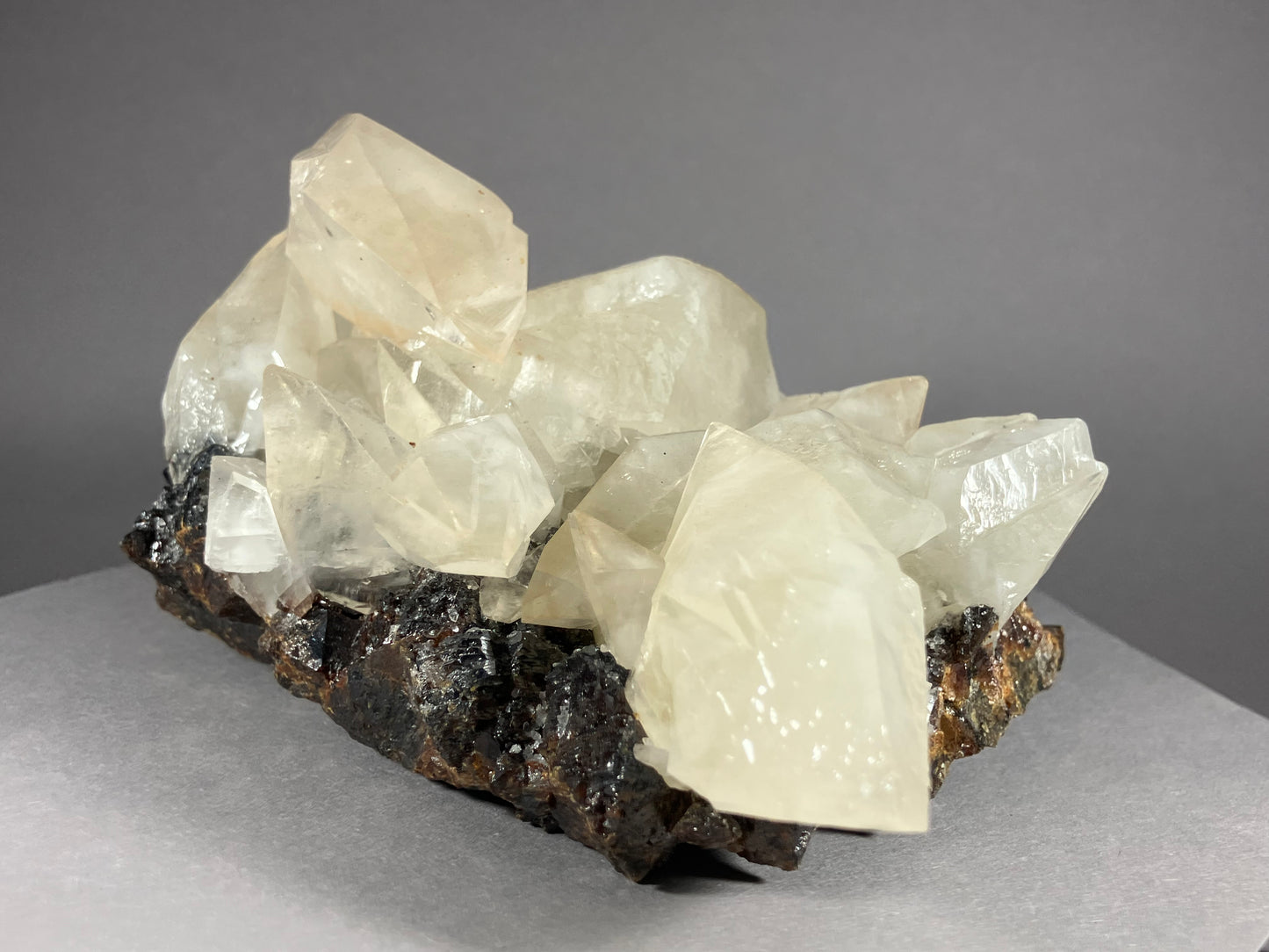 Calcit/Sphalerit - Elmwood Mine ca. 14x10cm
