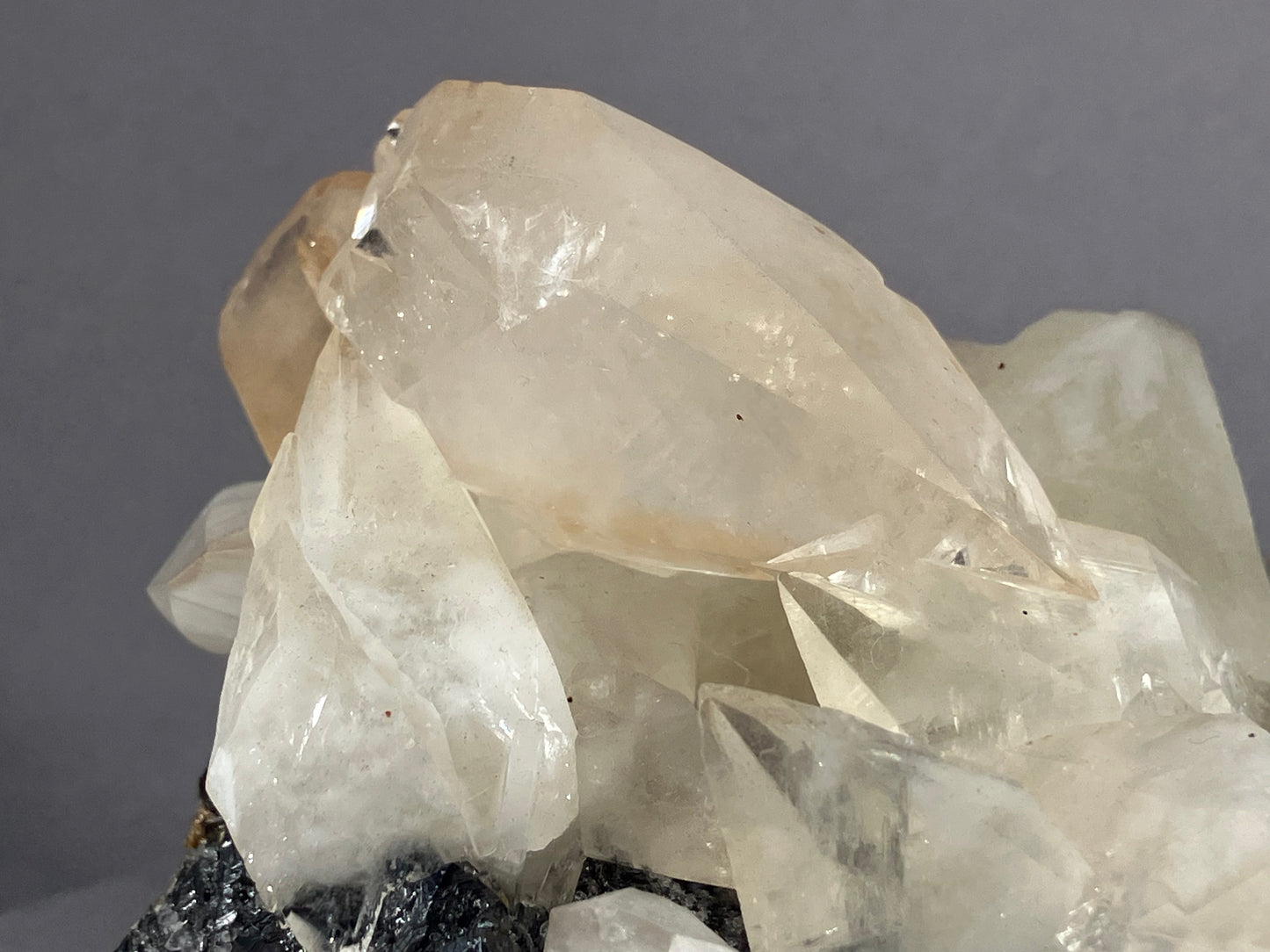 Calcit/Sphalerit - Elmwood Mine ca. 14x10cm