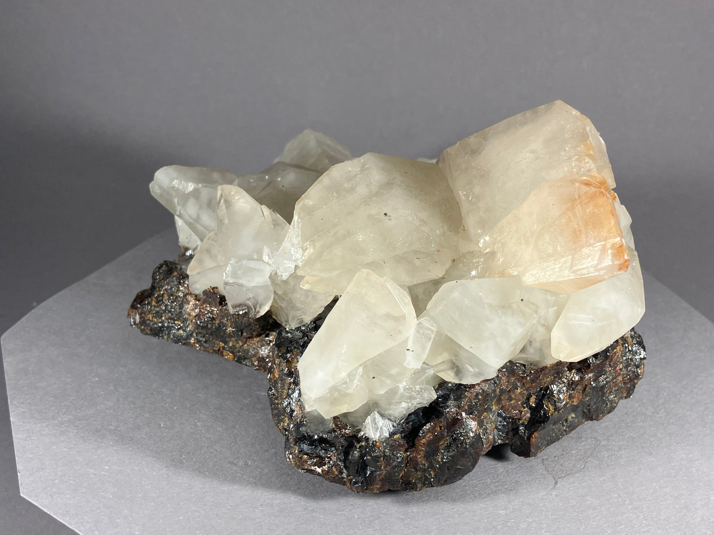 Calcit/Sphalerit - Elmwood Mine ca. 14x10cm