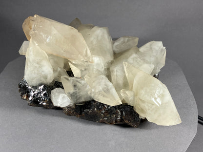 Calcit/Sphalerit - Elmwood Mine ca. 14x10cm