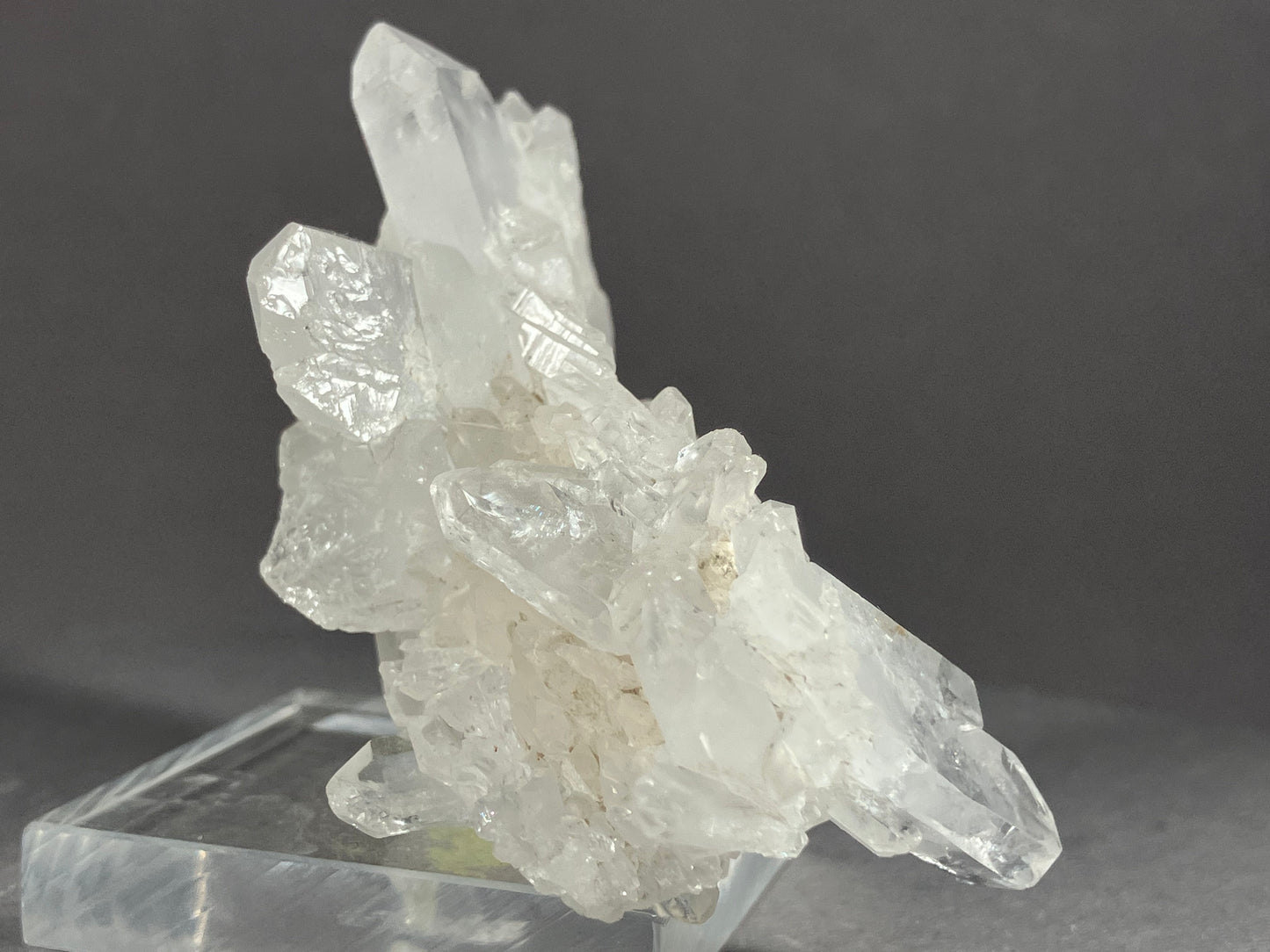 Bergkristall/Fadenquarz - Pakistan ca. 7,5x5cm