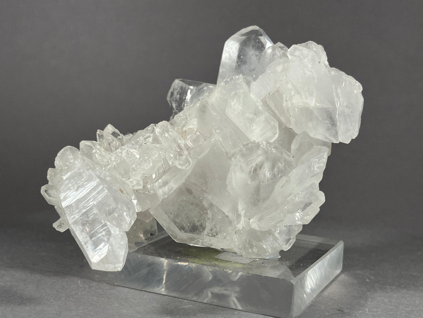 Bergkristall/Fadenquarz - Pakistan ca. 7,5x5cm