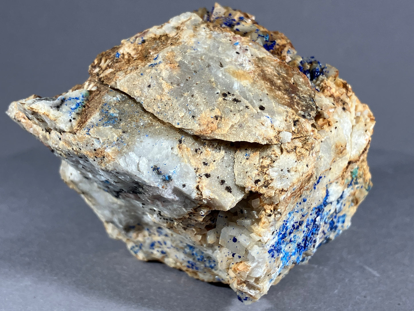 Azurit/Dolomit - St. Gertraudi ca. 6x6cm