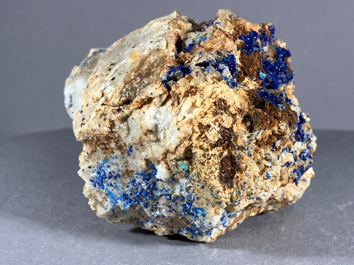 Azurit/Dolomit - St. Gertraudi ca. 6x6cm