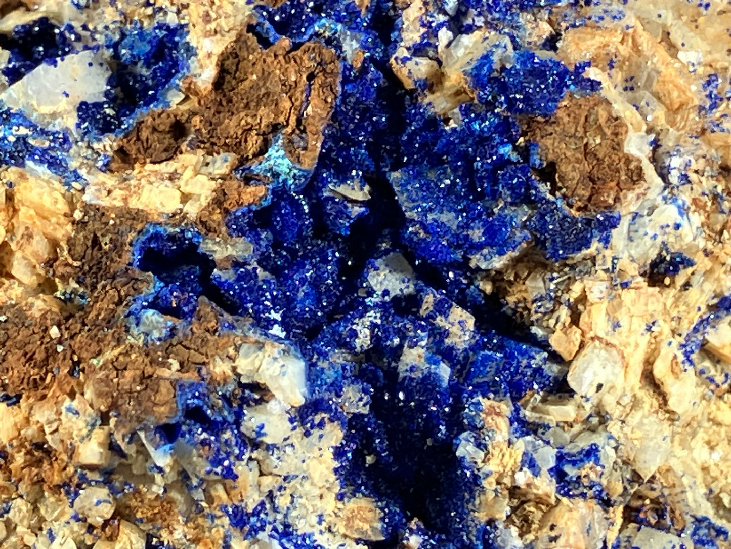 Azurit/Dolomit - St. Gertraudi ca. 6x6cm