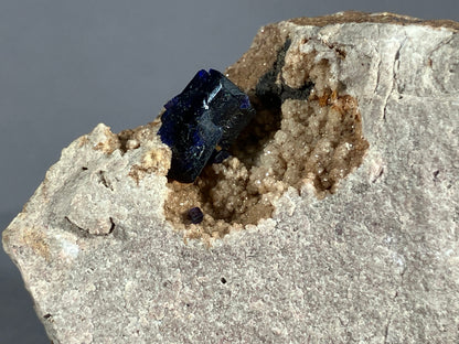 Azurit - Kerrouchen/Marokko ca. 5x4cm