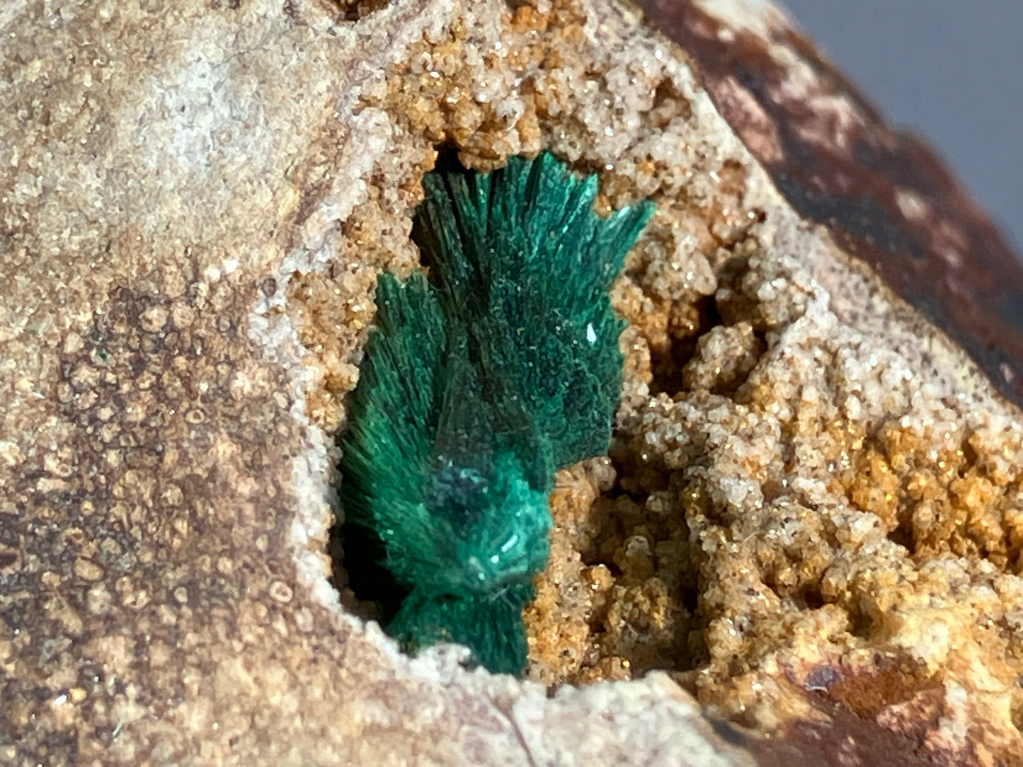 Malachit - Kerrouchen/Marokko ca. 7,5x5cm