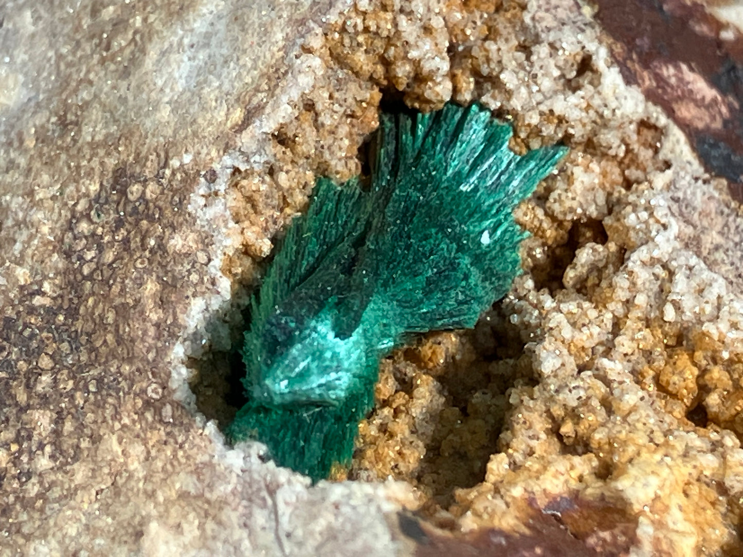 Malachit - Kerrouchen/Marokko ca. 7,5x5cm