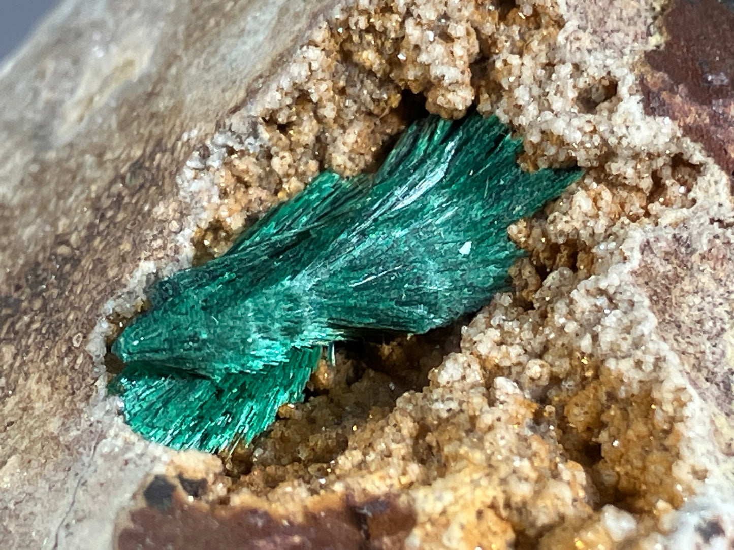 Malachit - Kerrouchen/Marokko ca. 7,5x5cm