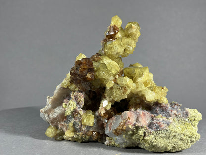 Andradit (var. Topazolit) - Veracruz/Mexiko ca. 8x6,5cm