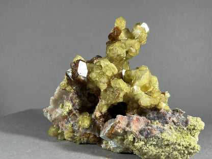 Andradit (var. Topazolit) - Veracruz/Mexiko ca. 8x6,5cm