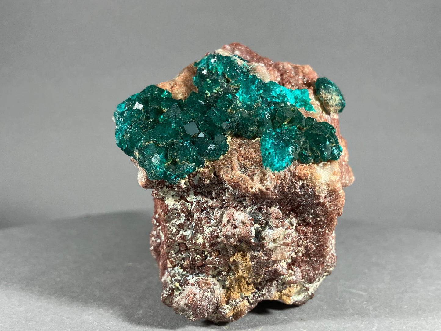 Dioptaskristalle - Kongo ca. 6,5x6cm