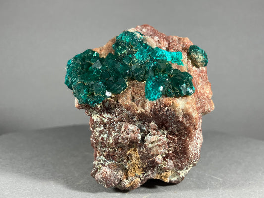 Dioptaskristalle - Kongo ca. 6,5x6cm