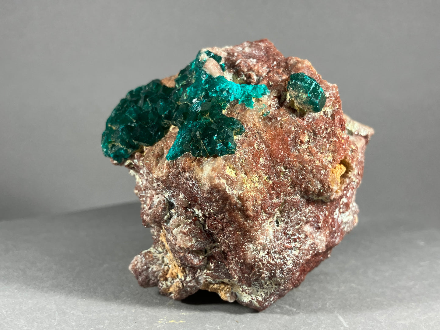 Dioptaskristalle - Kongo ca. 6,5x6cm
