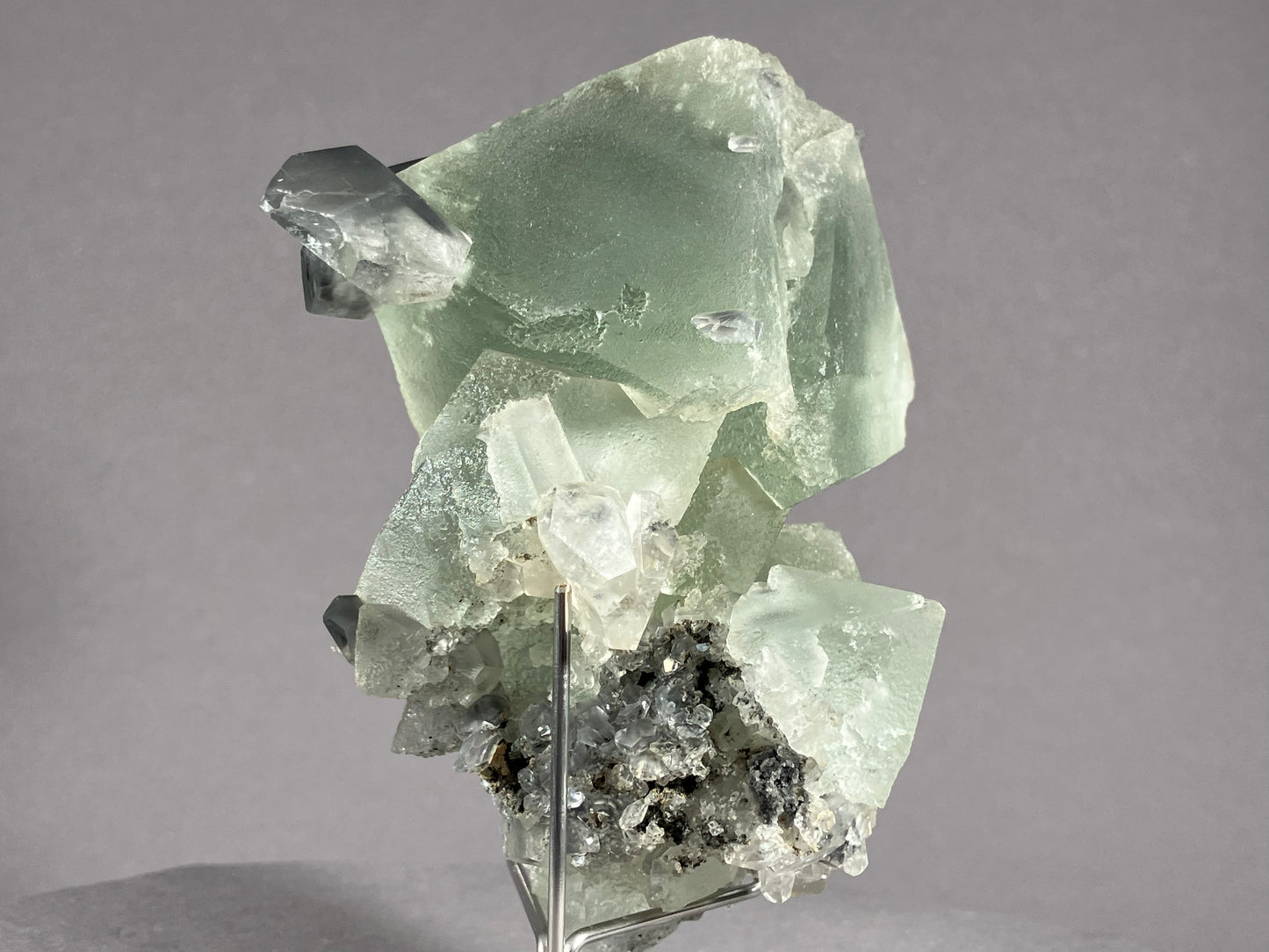 Fluorit/Calcit - Hunan/China ca. 9x6,5cm
