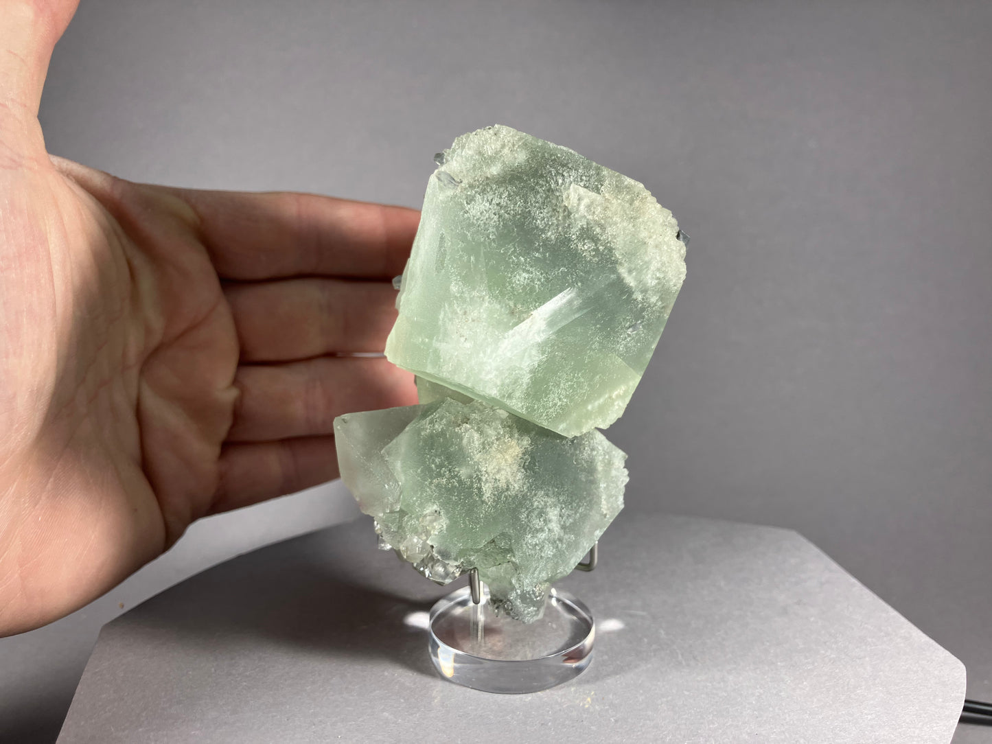 Fluorit/Calcit - Hunan/China ca. 9x6,5cm