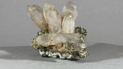 Amethyst/Pyrit - Siebenbürgen/Rumänien ca. 5,5x5,5cm