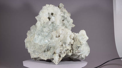 Bergkristall/Sinter - Pfunds/Tirol ca. 19x17cm