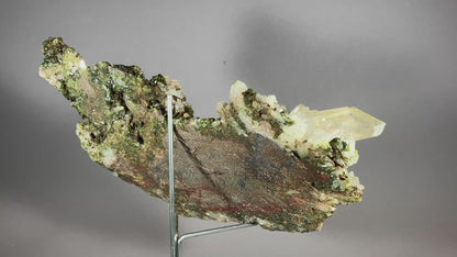 Bergkristall/Epidot - Dashkesan/Aserbaidschan ca. 18x12cm
