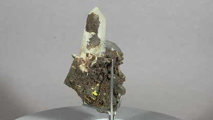 Fluorit/Bergkristall - Hunan/China ca. 7x4,5cm